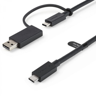 StarTech.com cable USB 3.2 Gen 2 (3.1 Gen 2) USB C 1 m Negro