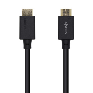 Aisens Cable audio video Hdmi tipo a estandar macho a macho 2m negro
