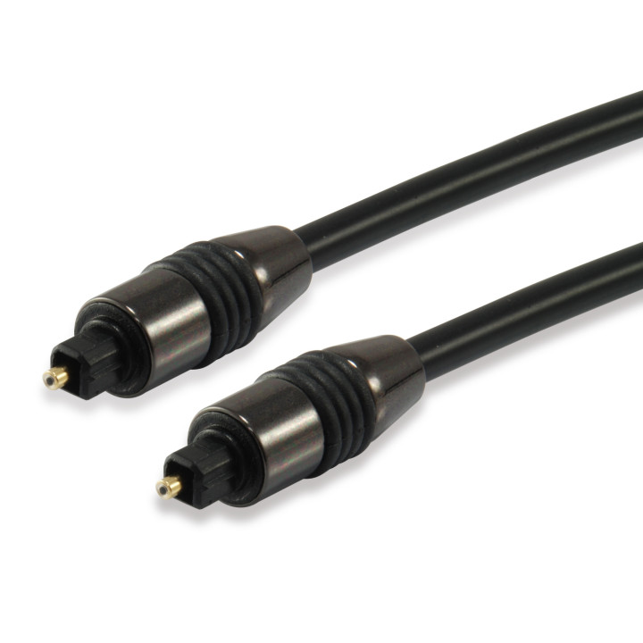 EQUIP cable de audio TOSLINK Macho/Macho, 3 m Negro