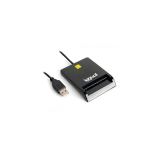 iggual IGG316740 lector de tarjeta magnetica usb negro