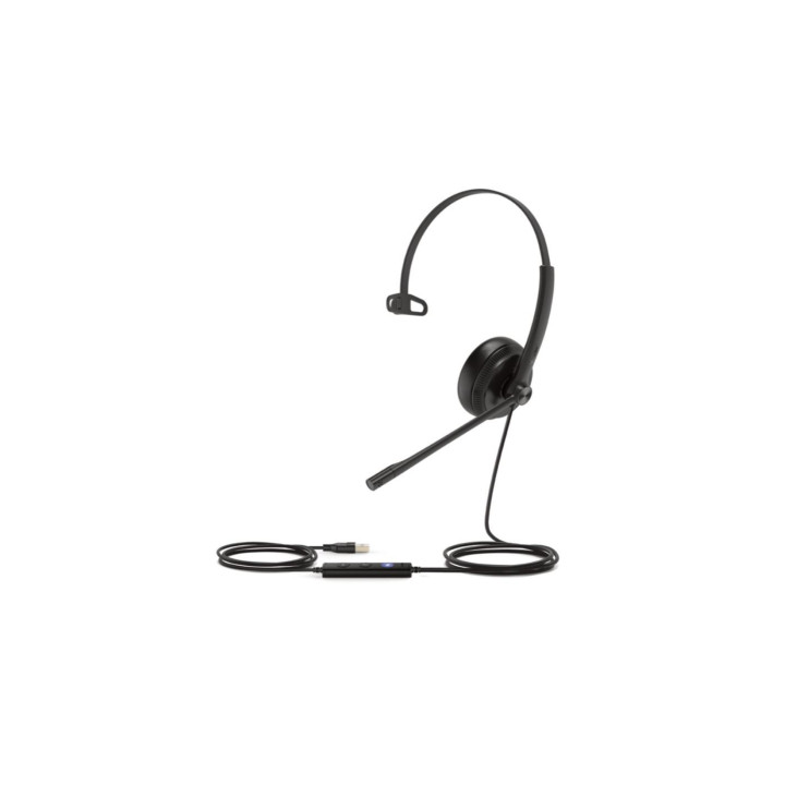 Yealink UH34 Mono Teams Auriculares diadema usb tipo-a negro