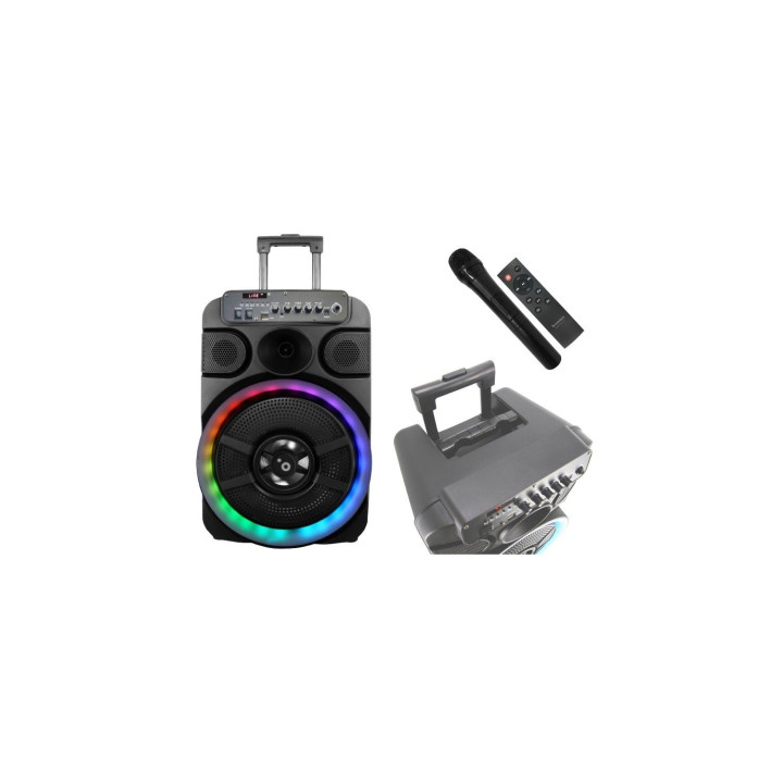 Sunstech muscles 12 Altavoz con bluetooth 40w negro