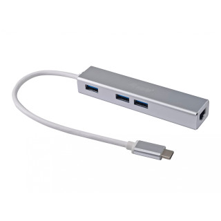 Equip HUB de interfaz USB 3.2 Gen 1 (3.1 Gen 1) Type-C 5000 Mbit/s Plata