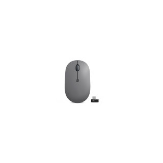 Ratón Lenovo Go Ambidextro RF inalámbrico Í“ptico 2400 DPI Negro, Gris