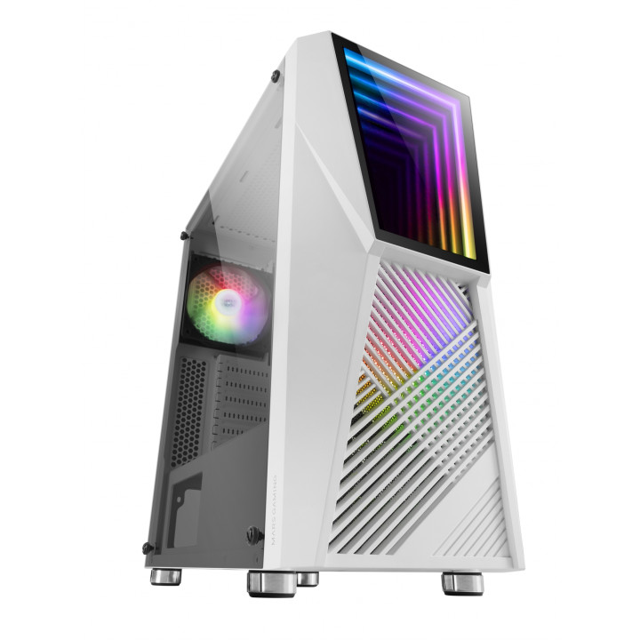 Torre Mars Gaming Iluminación RGB ATX Blanco