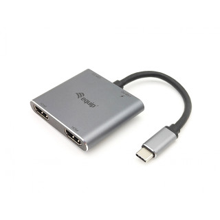 Equip HUB de interfaz USB 3.2 Gen 1 (3.1 Gen 1) Type-C 5000 Mbit/s Plata