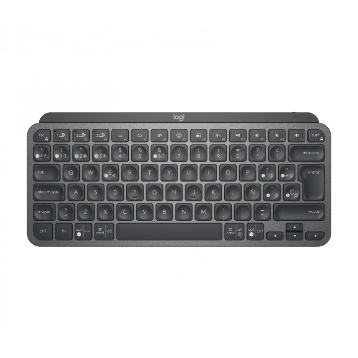 Logitech MX Keys Mini teclado RF Wireless + bluetooth qwerty español grafito