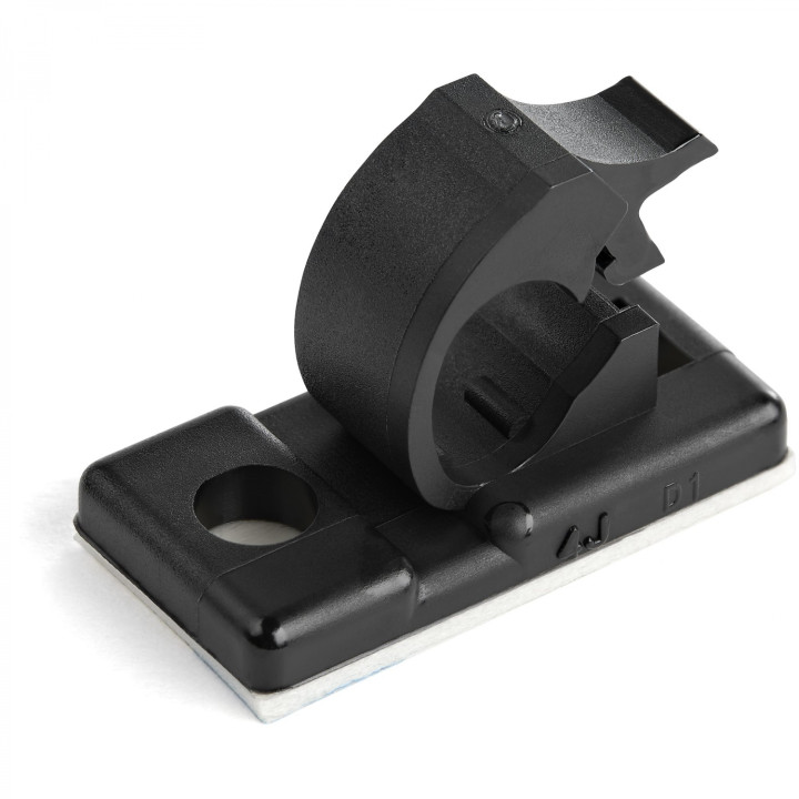 StarTech.com organizador de cables Clip para cable Negro 100 pieza(s)
