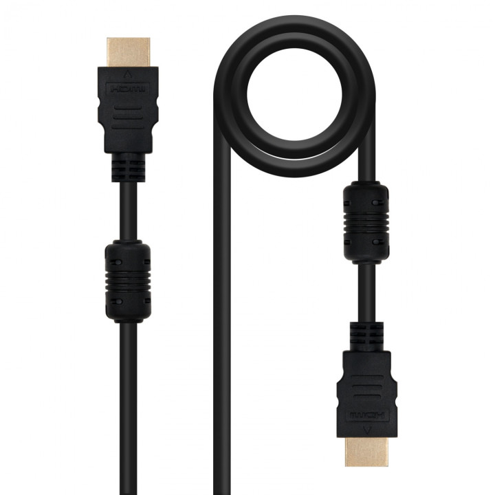 cable Nanocable HDMI/HDMI tipo A (Estándar) 5m Negro