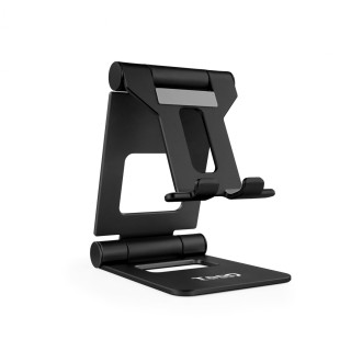TooQ Soporte de sobremesa ajustable para teléfono / tablet hasta 10P Negro