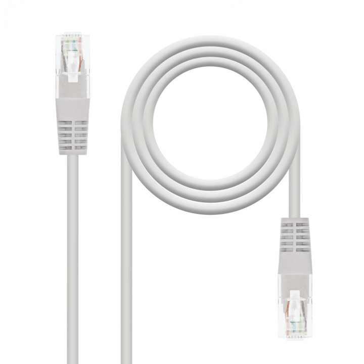 Nanocable Latiguillo de red RJ45 Cat.6 U/UTP (UTP) AWG24 1.5m gris