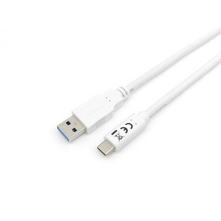 Equip Cable USB 3.2 Gen 1 (3.1 Gen 1) USB A - USB C 1 m Blanco
