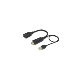 Equip 119039 adaptador de cable de vÍ­deo 0,15 m HDMI tipo A (Estándar) DisplayPort Negro