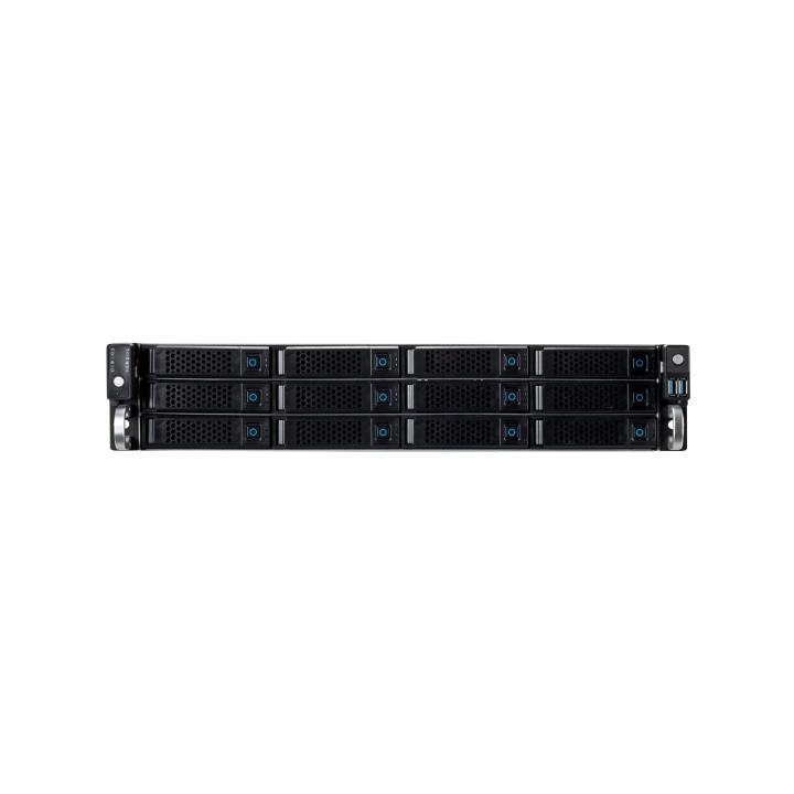 UNYKAch Servidor Rack Hot Swap 2U / 12 BahÍ­as Negro, Plata