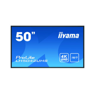 iiyama Pantalla de señalización digital 49.5P VA 4K Ultra HD Negro Android 8.0
