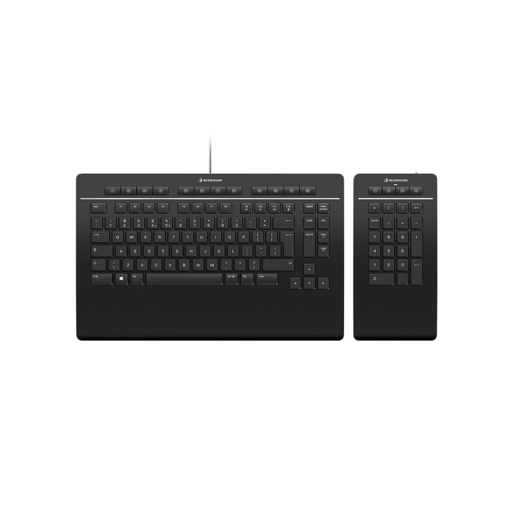 3Dconnexion Keyboard Pro with Numpad teclado USB Negro