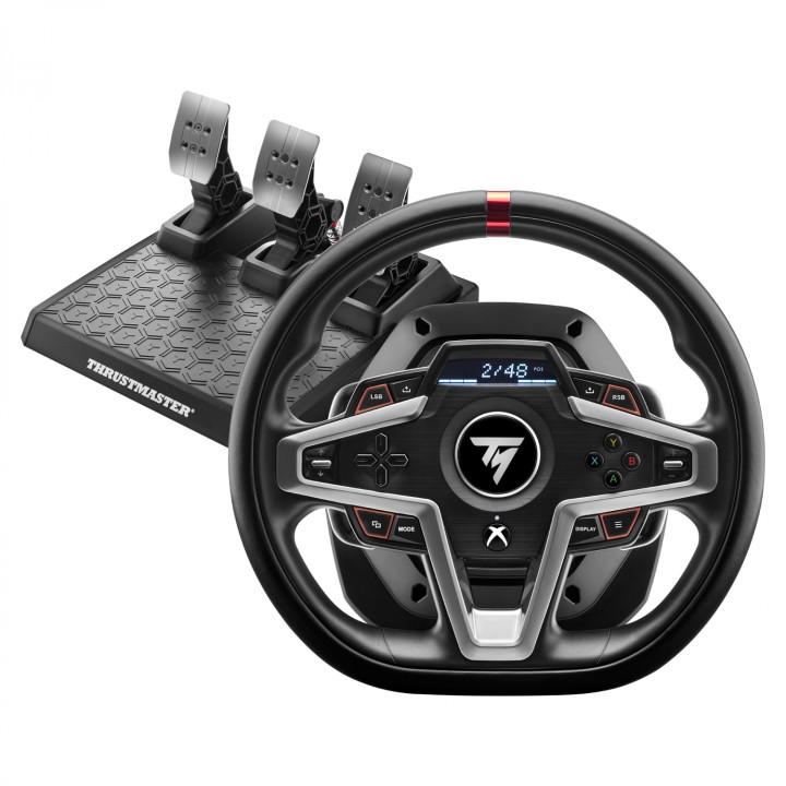 Thrustmaster 4460182 mando y volante Negro USB Volante + Pedales Analógico/Digital PC, Xbox One, Xbox One S, Xbox One...