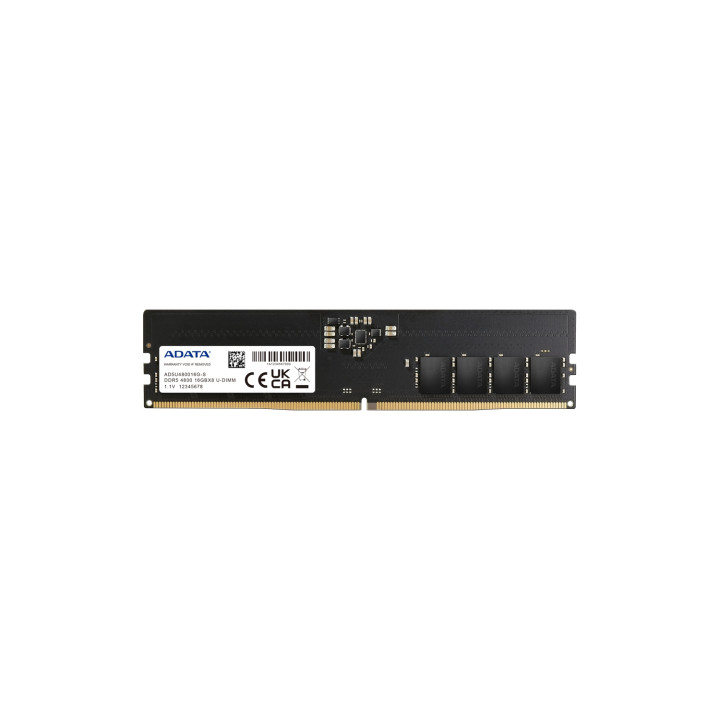 ADATA AD5U480016G-S módulo de memoria 16 GB 1 x 16 GB DDR5 4800 MHz ECC
