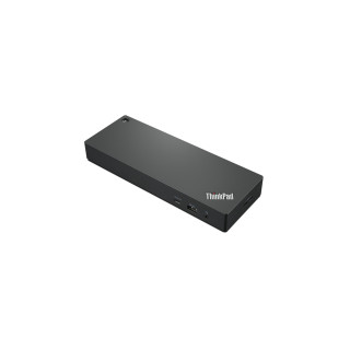 Lenovo 40B00300EU base para portátil y replicador de puertos Alámbrico Thunderbolt 4 Negro, Rojo