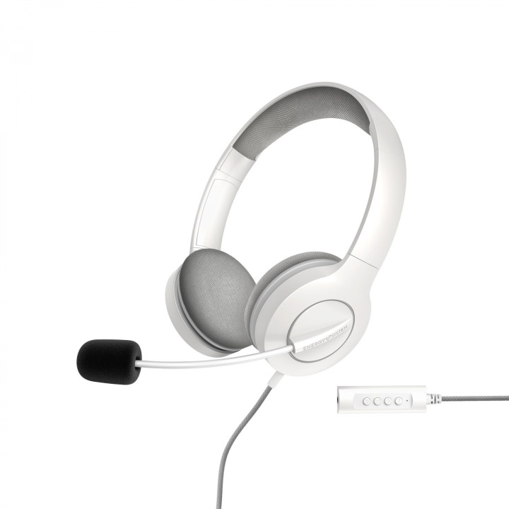Energy Sistem 452156 auricular y casco Auriculares Alámbrico Diadema Llamadas/Música USB tipo A Blanco