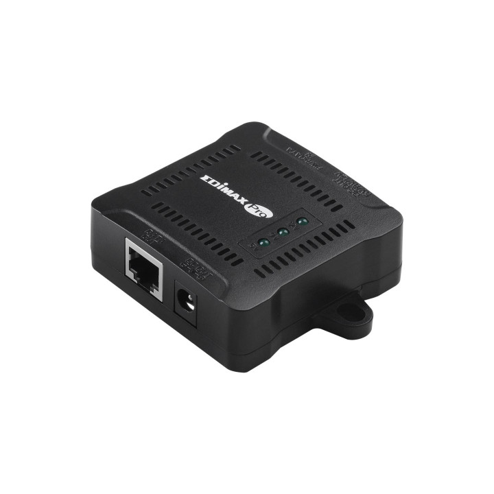 Edimax GP-101ST divisor de red Negro EnergÍ­a sobre Ethernet (PoE)