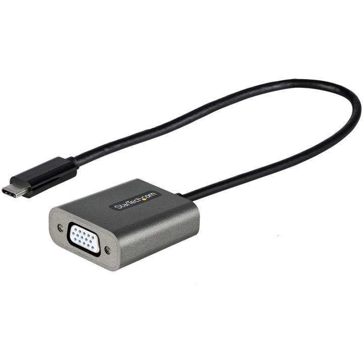 StarTech.com Adaptador USB C a VGA - Convertidor Tipo Llavero USB Tipo C a VGA 1080p - Convertidor USBC a Pantalla VGA