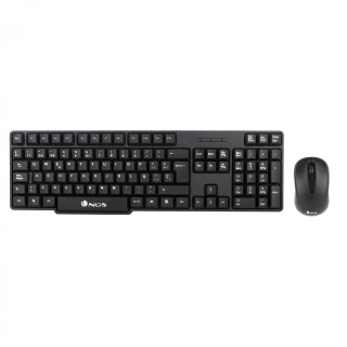 NGS EUPHORIA KIT teclado RF inalámbrico QWERTY Inglés Negro