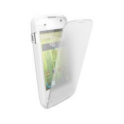 Funda BQ Aquaris 3.5 TPU Folio Blanca