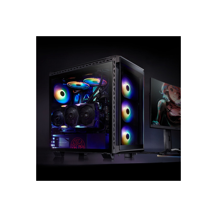 XPG Battlecruiser Midi Tower Negro