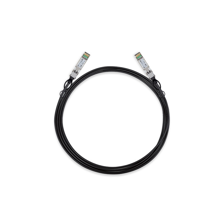 TP-LINK TL-SM5220-3M cable de fibra optica SFP+ DAC Negro