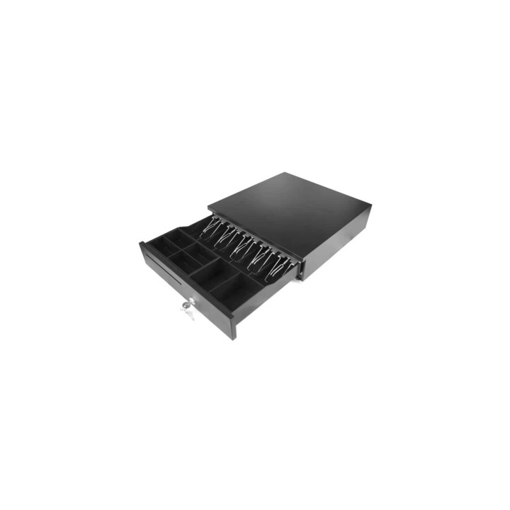 iggual Cajón Portamonedas IRON-35 42cm 5+6 negro