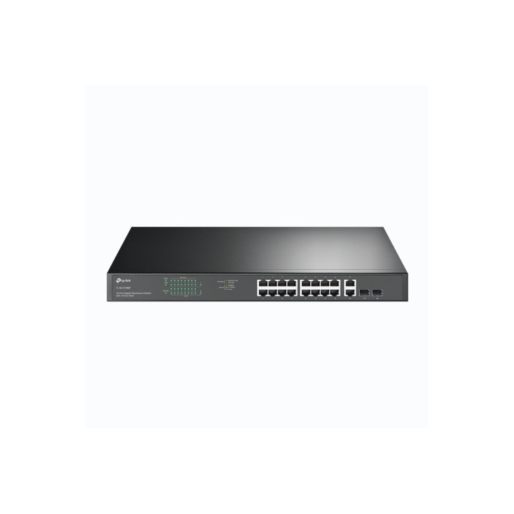 TP-LINK TL-SG1218MP switch Gigabit Ethernet (10/100/1000) EnergÍ­a sobre Ethernet (PoE) Negro