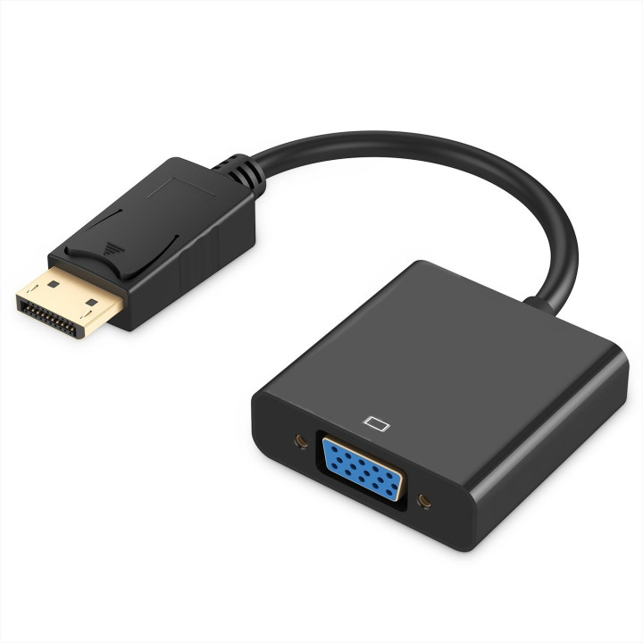 Ewent EC1454 adaptador de cable de vÍ­deo 0,15 m DisplayPort VGA (D-Sub) Negro