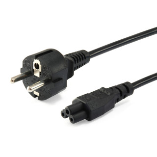 Equip 112151 cable de transmisión Negro 3 m Enchufe tipo F C5 acoplador