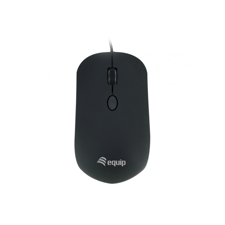 Equip 245114 ratón Ambidextro USB tipo A Í“ptico 1600 DPI