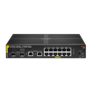 Hewlett Packard Enterprise Aruba 6100 12G Class4 PoE 2G/2SFP+ 139W Gestionado L3 Gigabit Ethernet (10/100/1000)...
