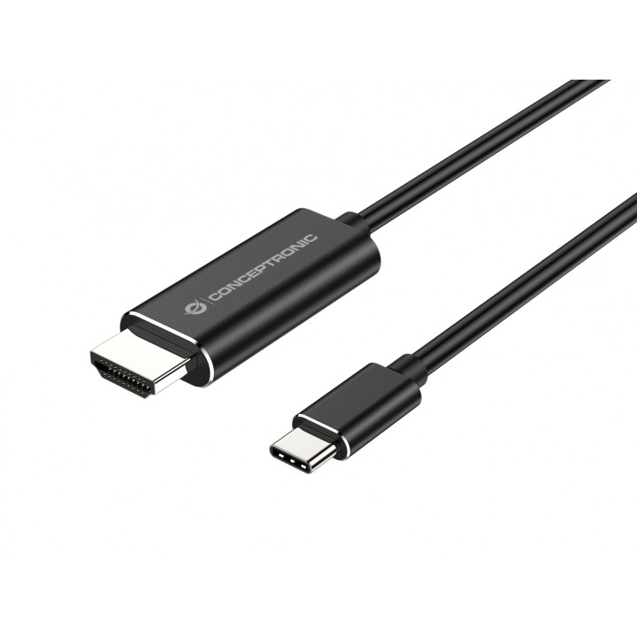 Conceptronic ABBY04B adaptador de cable de vÍ­deo 2 m USB Tipo C HDMI
