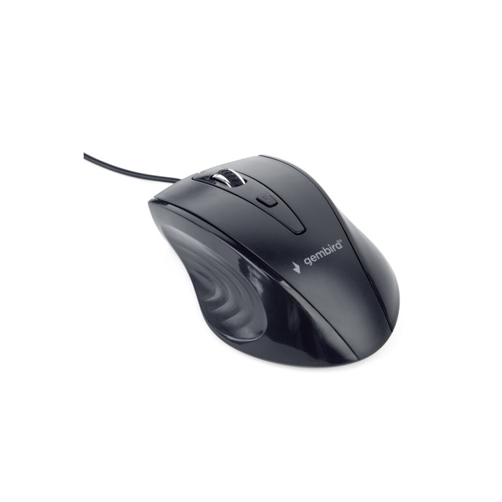 Gembird MUS-4B-02 ratón mano derecha USB Í“ptico 1200 DPI