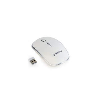 Gembird MUSW-4B-01-W ratón Ambidextro RF inalámbrico Í“ptico 1600 DPI