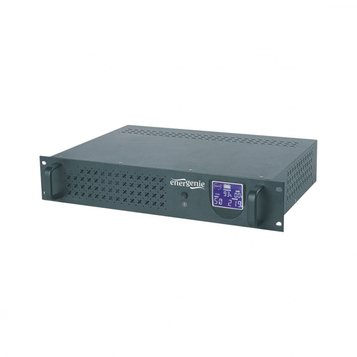 Gembird - Ups rack 19'' 3.4u 1500va, 4xiec 230v out, iec14 in,rj11, usb, lcd LÍ­nea interactiva 1,5 kVA 900 W 4 salidas