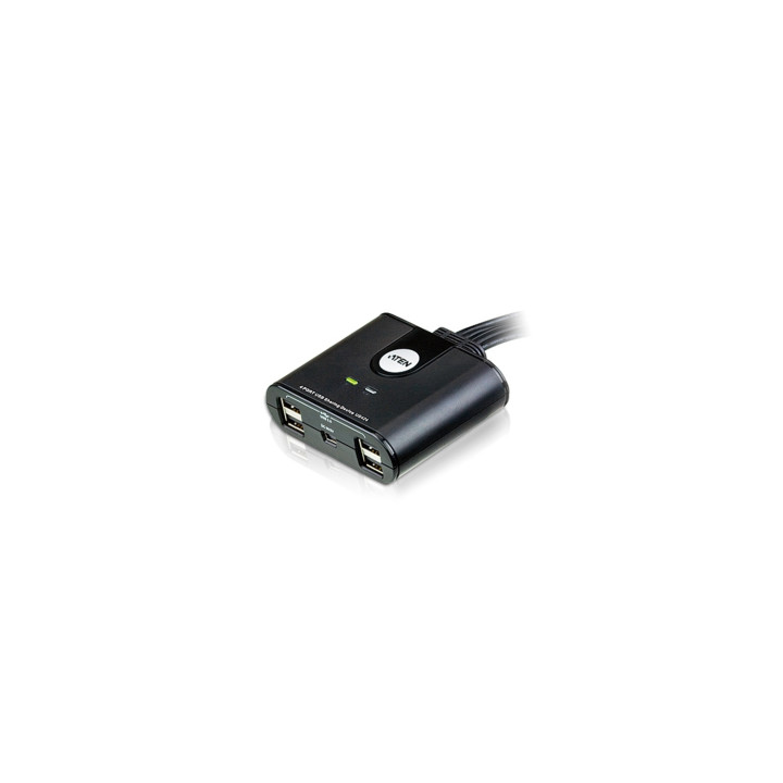 ATEN Switch de periféricos USB 2.0 de 4 x 4 puertos