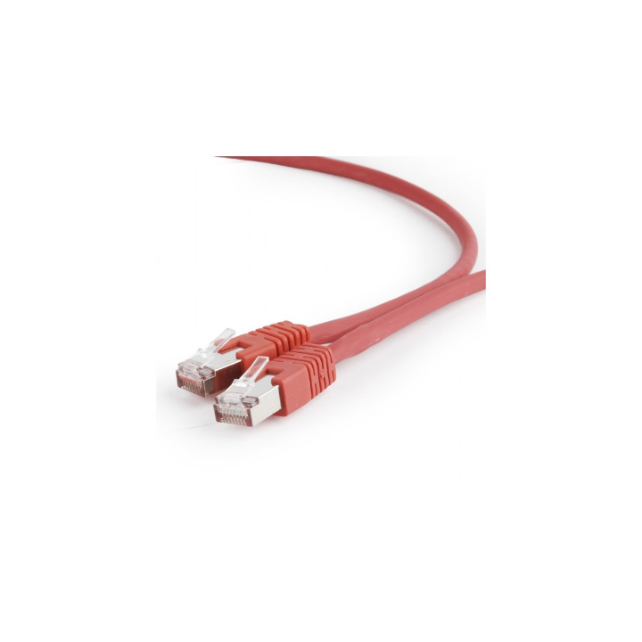 Gembird PP6A-LSZHCU-R-0.5M cable de red Rojo 0,5 m Cat6a S/FTP (S-STP)
