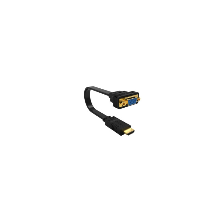 Ewent EW9869 video cable adapter 0.15 m HDMI Type A (Standard) VGA (D-Sub) Black