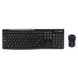 Logitech Wireless Combo MK270 teclado USB AZERTY Francés Negro