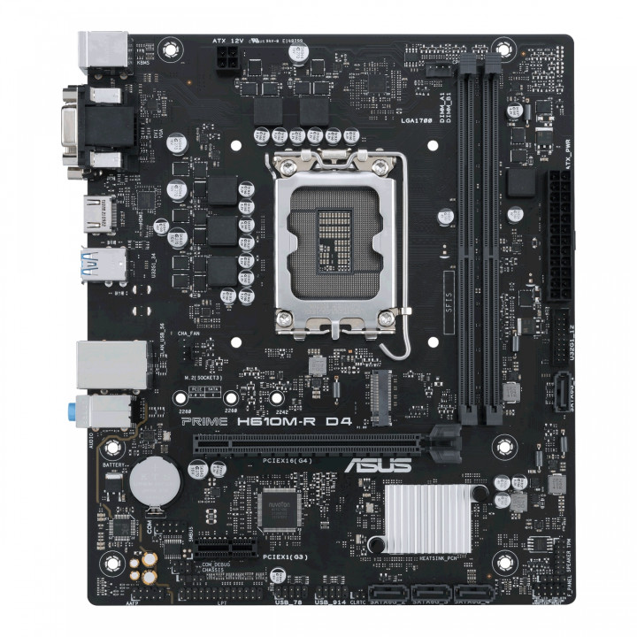 ASUS PRIME H610M-R D4 Intel H610 LGA 1700 micro ATX Placa Base