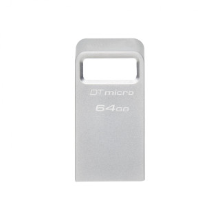 Kingston Technology DataTraveler Micro unidad flash USB 64 GB USB tipo A 3.2 Gen 1 (3.1 Gen 1) Plata
