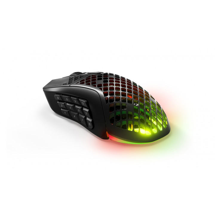 Steelseries Aerox 9 ratón Ambidextro RF Wireless + Bluetooth Í“ptico 18000 DPI