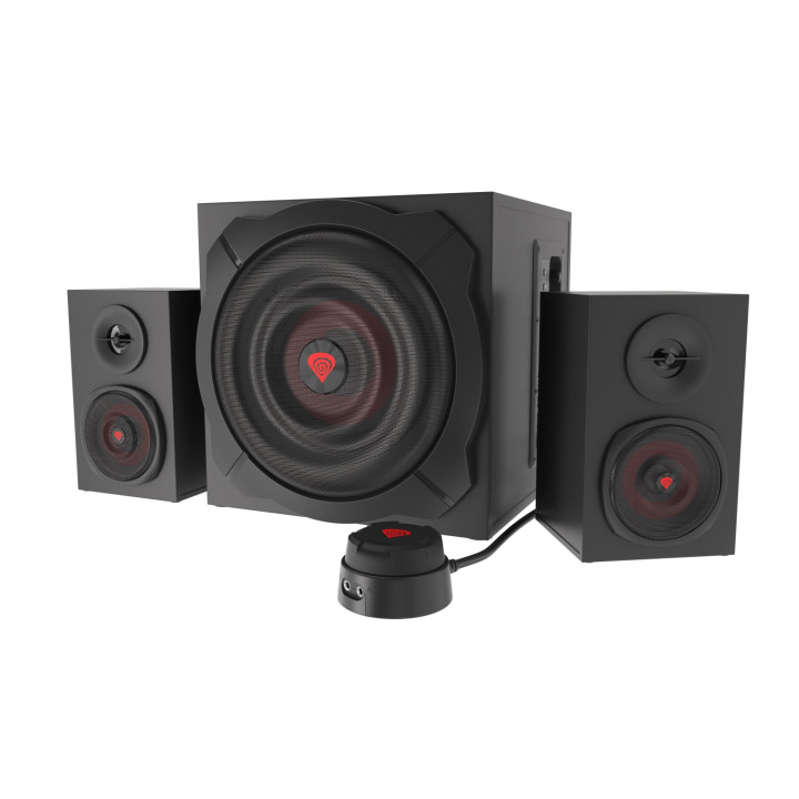 GENESIS Helium 610BT 60 W Negro, Rojo 2.1 canales