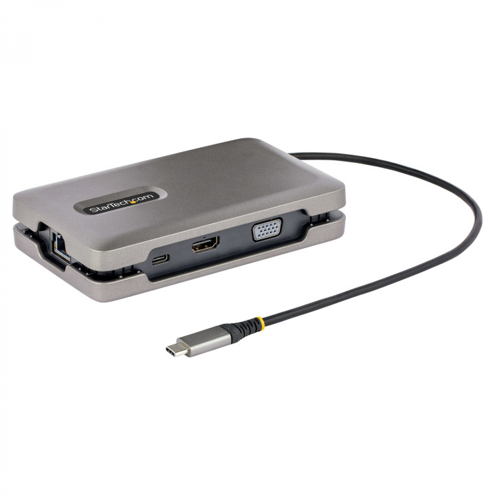 StarTech.com DKM31C3HVCPD base para portátil y replicador de puertos Alámbrico USB 3.2 Gen 2 (3.1 Gen 2) Type-C Gris