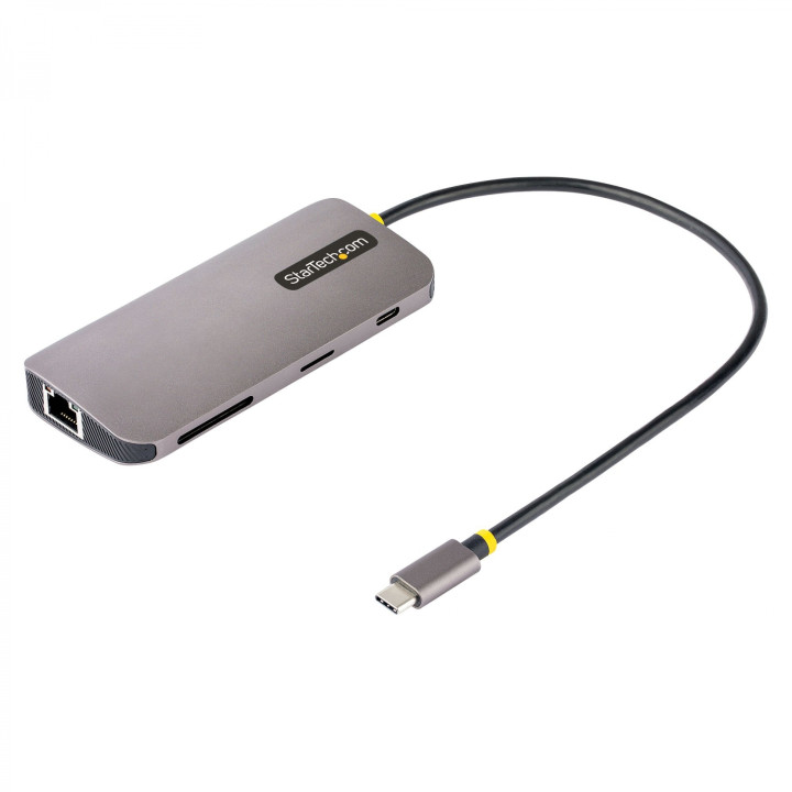 StarTech.com Adaptador Multipuertos USB C de VÍ­deo 4K a 60Hz, con Hub de 3 Puertos USB-A de 5Gbps, Entrega de...
